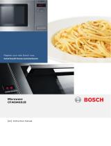 Bosch CFA634GS1B Operating instructions