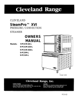 Cleveland SteamPro XVI Owner's manual