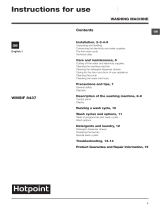 Hotpoint WMSIF 8437 BC UK User guide