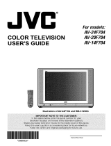 JVC AV-14F704 Owner's manual