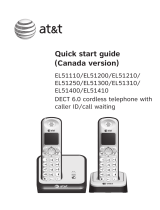 AT&T EL51210 Quick start guide