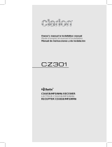 Clarion CZ301 Owner's manual