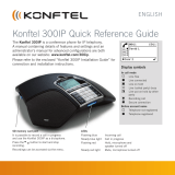 Konftel 300IP Quick start guide