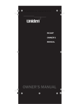 Uniden BC246T User manual