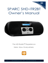 Sparc SHD-ITR2BT Owner's manual