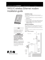 Eaton 945U-E Installation guide