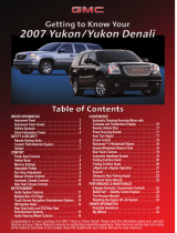 GMC 2007 Yukon User guide