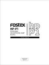 Fostex HP-P1 User manual