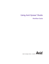 Avid Xpress Studio 4.5 User guide
