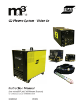 ESAB M3® Plasma G2 Plasma System - Vision 5x User manual