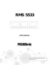 RGBlink RMS5533S User manual