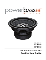 PowerBass Xtreme 3XL-1202D Owner's manual