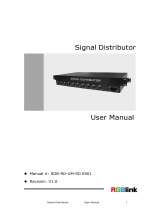 RGBlink Signal Distributor User manual