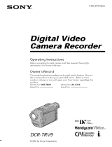 Sony DCR-TRV9 Owner's manual