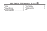 Cadillac SRX 2006 Navigation Guide