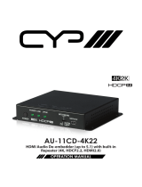 CYP AU-11CD-4K22 User manual