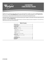 Whirlpool WFG371LVQ3 Owner's manual