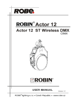 Robe Actor 12 ST User manual