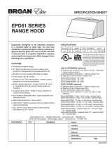 Broan EPD6136SS User manual