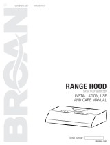 Broan BCDF142SS User manual