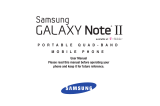 Samsung Galaxy Note II T-Mobile User manual