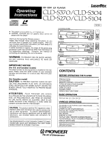 Pioneer CLD-S104 Owner's manual