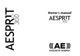 AE AE300 User manual