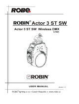 Robe Actor 3 ST User manual