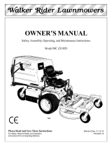 Walker MC (20 HP) Owner's manual