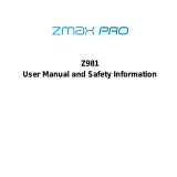 ZTE Z MAX PRO User manual
