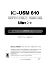 Crown IQ-USM 810 Owner's manual