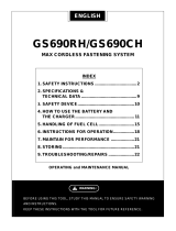 Max GS690CH Owner's manual