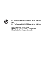 HP ProBook Series User ProBook x360 11 G1 EE Notebook PC User guide