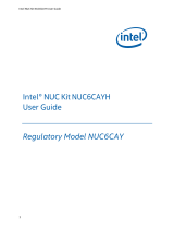 Intel BOXNUC6CAYH User guide