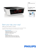 Philips AJ3115/05 Digital FM Alarm Clock Radio User manual