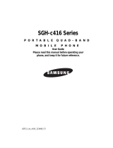 Samsung SGH C416 User manual