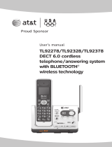 AT&T TL92378 User manual
