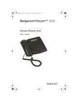 BELGACOM Forum 510 User manual