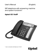Tiptel 83 VoIP User manual