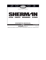 Manitou 2003 Sherman Owner's manual