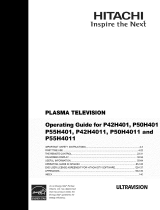 Hitachi Ultravision P42H401 Owner's manual