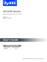 ZyXEL GS1200-5HP User manual