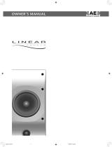 Acoustic Energy Linear Centre User manual