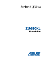 Asus ZENFONE 3 ULTRA ZU680KL Owner's manual