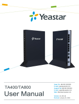 Yeastar TA400/TA800 User manual