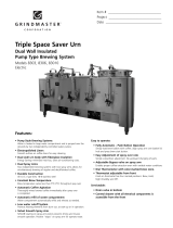 American Metal Ware Triple Space Saver Urn Datasheet