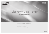 Samsung BDJ5500 3D Smart Blu-ray and DVD Player- Black User manual