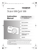 Olympus Stylus 1200 User manual