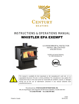 Drolet WHISTLER WOOD STOVE User manual