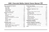 Chevrolet 2008 Malibu Owner's manual